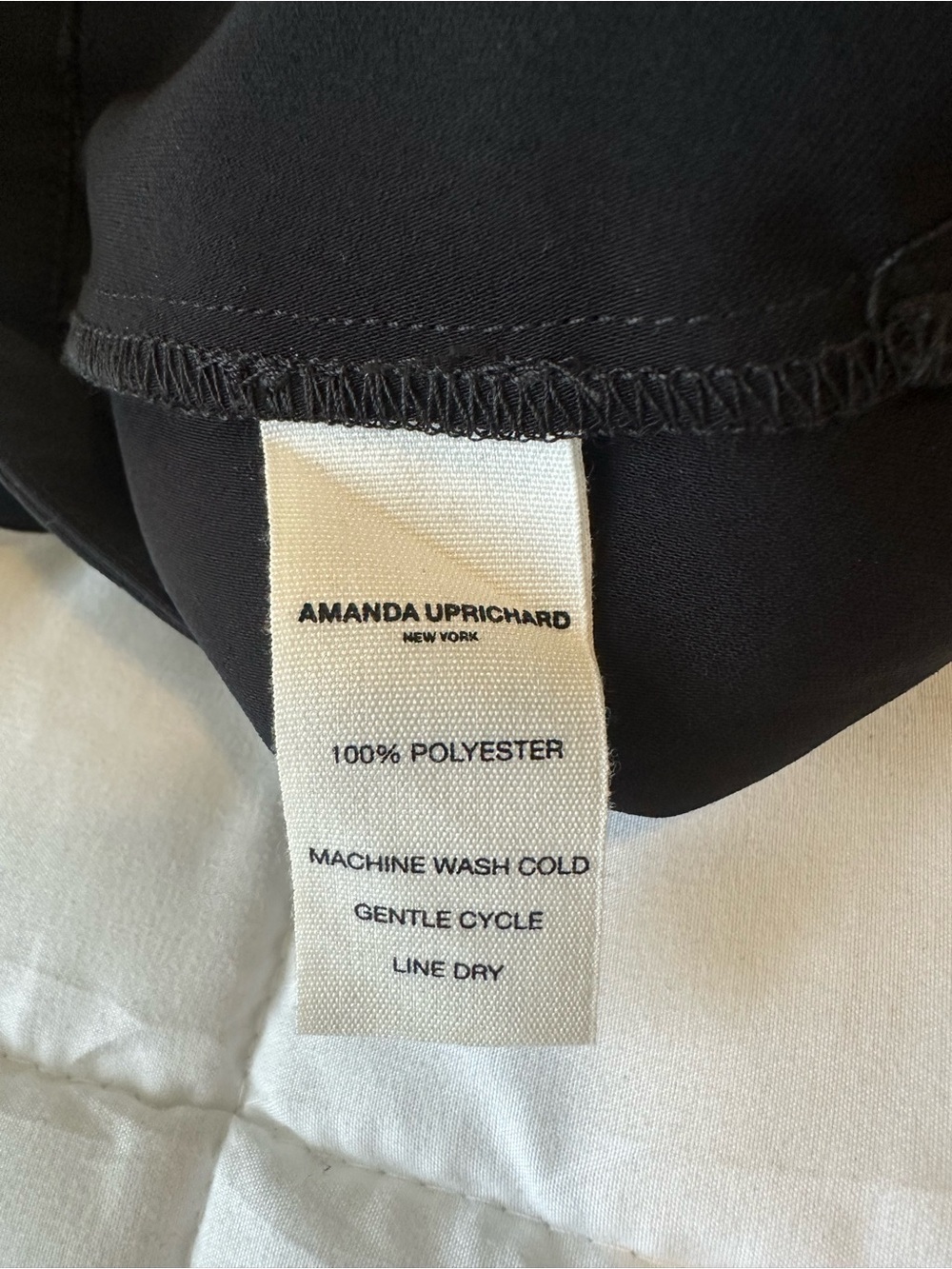 Amanda Uprichard Black High-Waist Tailored Shorts - Picture 4 of 4